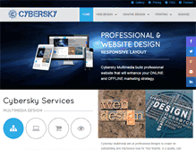 Tablet Screenshot of cybersky.com.au